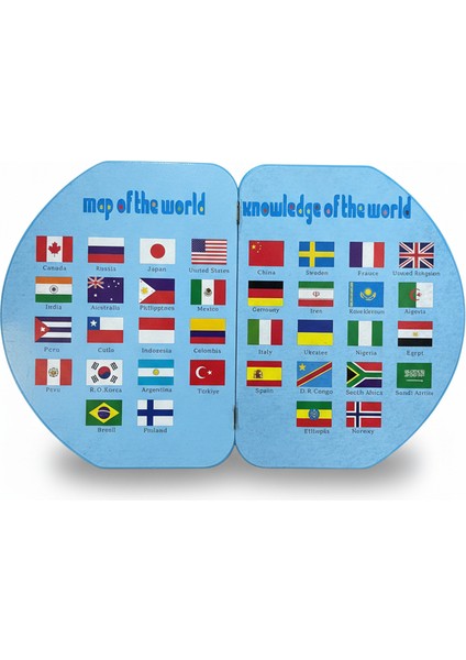 Eğitici ve Kaliteli: Ülke Isimleri, Başkentler ve Bayrakları Içeren Dünya Haritası fiyatları