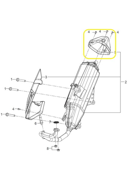 ADV125 Egzoz Ucu Plastik fiyatları