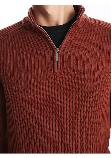 Yeni Sezon Dik Yaka Uzun Kollu Erkek Triko Kazak modelleri