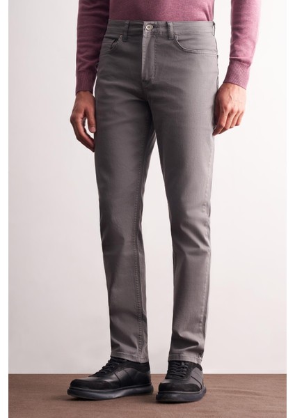 Su Yeşili 5 Cep Casual Slim Fit Pamuklu 5 Cep Pantolon 1003255318