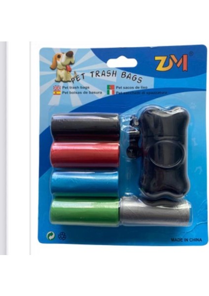 Kutulu Dışkı Toplama Poşeti 6'lı ( Çantalı)