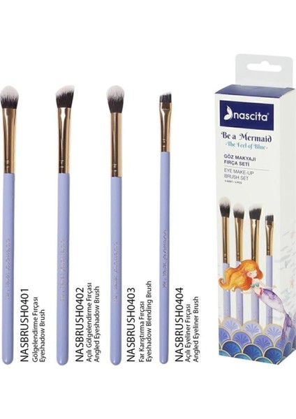 Nascita Be A Mermaid Göz Makyajı Fırça Seti - 87