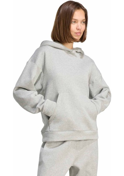 Kadın Günlük Kapşonlu Eşofman Üstü All Szn Holiday Glitter Fleece Loose Hoodie JV5757 modelleri