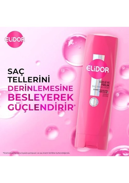 Elidor Saç Bakım Kremi Güçlü ve Parlak 350 ml modelleri