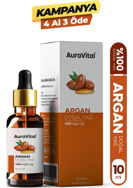Argan Yağı 10 ml %100 Saf ve Doğal