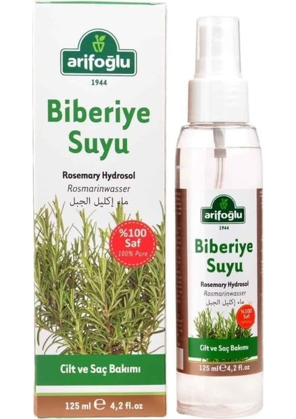 Arifoğlu Biberiye Suyu 125ML%100 Saf - Saç Güçlendirici ve Saç Çıkarıcı Sprey, Doğal Bakım Suyu | Arifoglu Rosemary Water 125ML - Hair Strengthening And Growth Spray, Natural Care Essence modelleri
