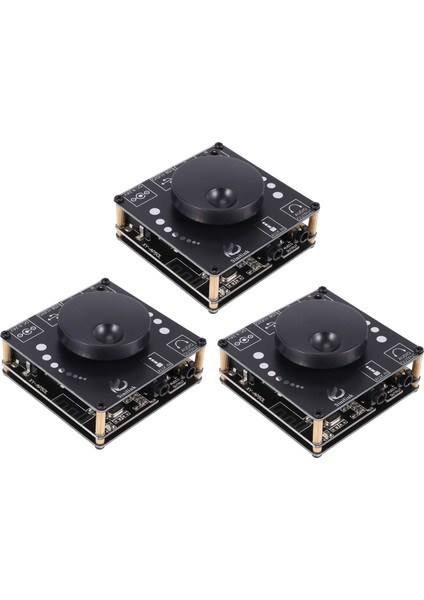 3x XY-AP50L Mini Bluetooth 5 0 50W+50W Kablosuz Ses Power Dijital Amplifikatör Kart Stereo Amp 3 5mm Aux USB Uygulaması (Yurt Dışından)