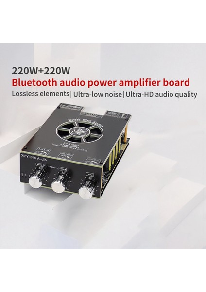 XY-T220H Bluetooth Ses Amplifikatör Modülü 220W x 2 Yüksek ve Düşük Frekans Ayarı Çift Kanal Stereo TPA3251-A (Yurt Dışından) fırsatları