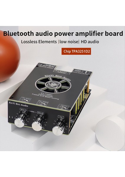 XY-T220H Bluetooth Ses Amplifikatör Modülü 220W x 2 Yüksek ve Düşük Frekans Ayarı Çift Kanal Stereo TPA3251-A (Yurt Dışından) indirimleri