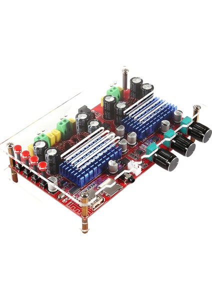 TPA3116D2 Bluetooth 2 1 Dijital Amplifikatör Kartı XH-M560 Yüksek Güç DC12-24V U Disk Tf Kart Kod Çözücü Kartı (Yurt Dışından)
