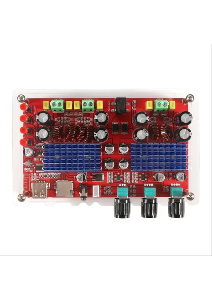 TPA3116D2 Bluetooth 2 1 Dijital Amplifikatör Kartı XH-M560 Yüksek Güç DC12-24V U Disk Tf Kart Kod Çözücü Kartı (Yurt Dışından) modelleri