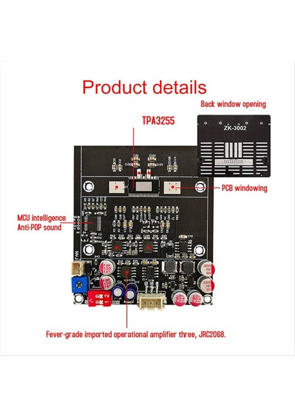 Yeni Dijital Amplifikatör Kurulu ZK-3002 TPA3255 Saf Arka Seviye Dijital Stereo 600W Amp Ses Müzik Gücü Amplifikatör Kurulu (Yurt Dışından) fırsatları
