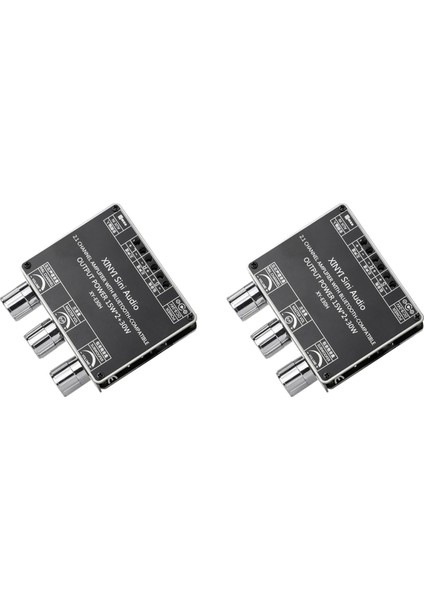 2x XY-E30H 2 1 Kanal Bluetooth Ses Power Amplifikatör Kartı Modülü Yüksek ve Düşük Bas Subwoofer Uygulaması (Yurt Dışından)