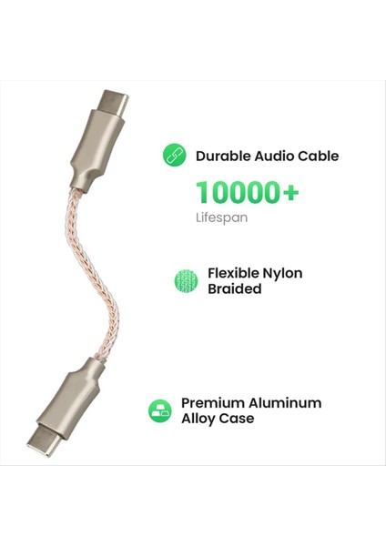 Dac CS43131 DSD256 Kulaklık Amplifikatörü USB Tip C - 3 5mm Çıkış Aux Adaptörü Hıfı Asome Chıp Amp Kododer Androıd Için (Yurt Dışından) fırsatları