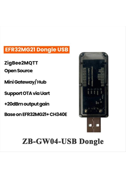 2x Zigbee 3 0 Silikon Laboratuvarı Mini EFR32MG21 Evrensel Açık Kaynak Hub Ağ Geçidi USB Dongle Chip Modülü Zha Ncp Assistant (Yurt Dışından) fiyatları