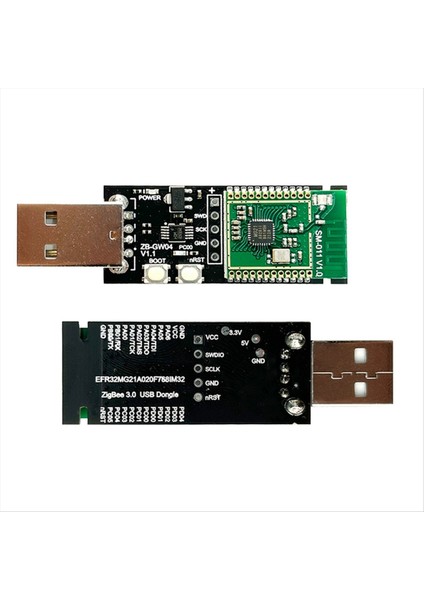 2x Zigbee 3 0 Silikon Laboratuvarı Mini EFR32MG21 Evrensel Açık Kaynak Hub Ağ Geçidi USB Dongle Chip Modülü Zha Ncp Assistant (Yurt Dışından) fırsatları