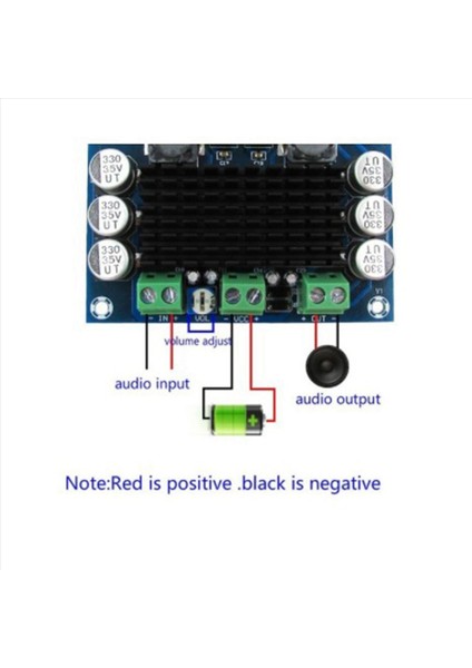 3x XH-M542 Dc 12-26V 100W TPA3116DA Mono Kanal Dijital Güç Ses Amplifikatörü TPA3116D2 Kart (Yurt Dışından) modelleri