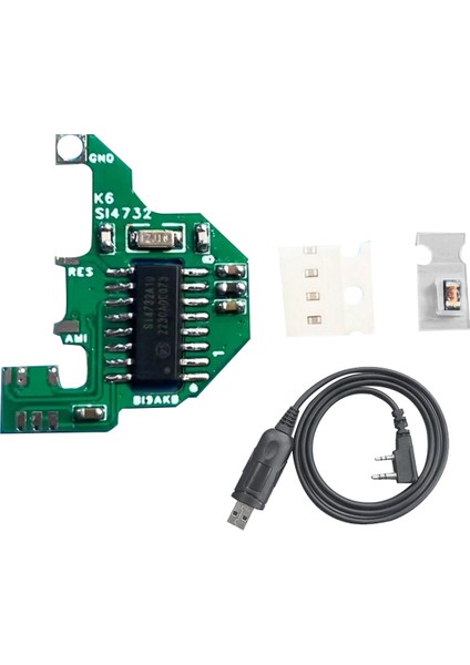 SI4732 Modülü+Usb Programlama Kablosu Kısa Dalga Değişiklik Modülü V2 Fpc Quansheng Uv-K5 Uv-K6 (Yurt Dışından)