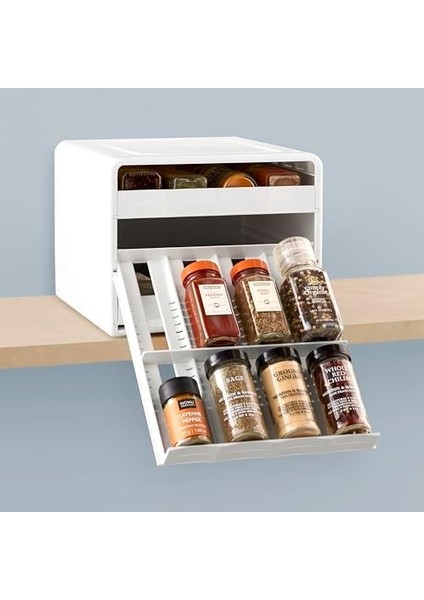 Spicestack Rafı, Ayarlanabilir, 24 Şişe, Beyaz fiyatları