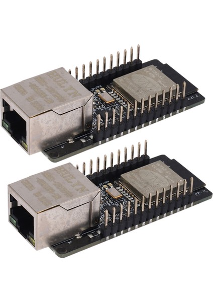 2x WT32-ETH01 Gömülü Seri Port Ağı Bluetooth + Wifi Combo Ağ Geçidi Modülü (Yurt Dışından)