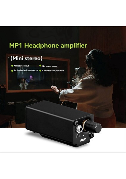 Alüminyum Alaşım Mp1 Kulaklık Amplifikatörü Yüksek Kaliteli Monitör Xlr Stereo Giriş Kompakt ve Taşınabilir (Yurt Dışından) fırsatları