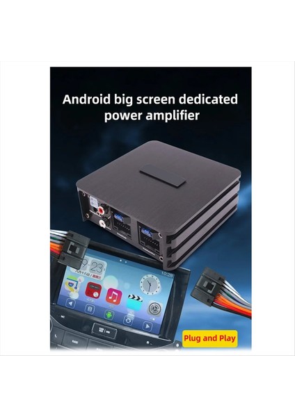 DC-12V 4ch Dsp Güç Amplifikatörü Rms 4X60W Araba Ses Kayıpsız Yükseltme Fişi ve Araba Için Ses Amplifikatörü Oynat (Yurt Dışından) indirimleri