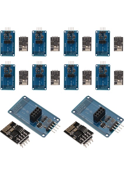 ESP8266 Esp-01 Wifi Kablosuz Adaptör Modülü 3 3V 5V ESP01 Kırma Pcb Adaptörleri (Yurt Dışından)