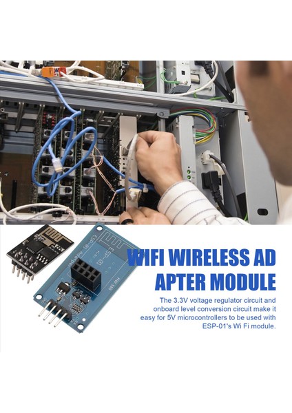 ESP8266 Esp-01 Wifi Kablosuz Adaptör Modülü 3 3V 5V ESP01 Kırma Pcb Adaptörleri (Yurt Dışından) fırsatları