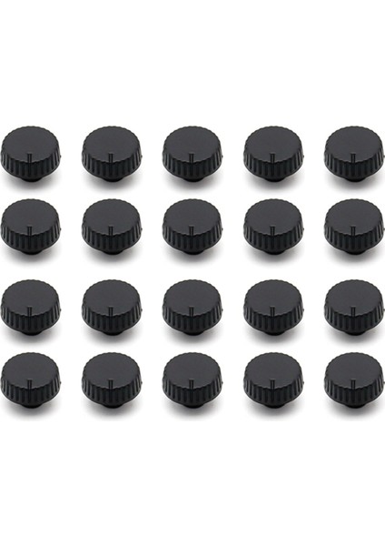 20 Adet Ince Düğme Kapağı Potansiyometre Düğmesi 12X6MM Hacim Güç Amplifikatörü Ayar Kapağı (Yurt Dışından)