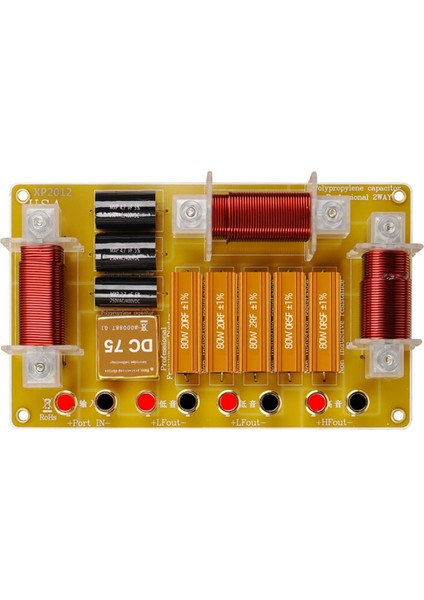 1500W Ses Frekans Bölücü 2 Yolu Ses Crossover 12 15 Inç Aşamalı Performans Yüksek Güç Frekans Bölücü (Yurt Dışından)