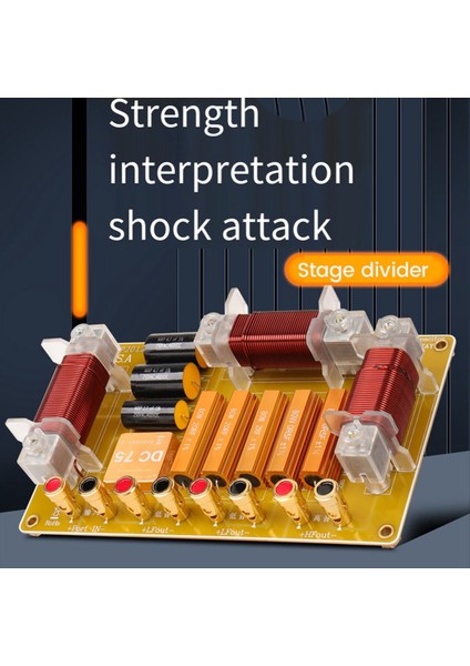 1500W Ses Frekans Bölücü 2 Yolu Ses Crossover 12 15 Inç Aşamalı Performans Yüksek Güç Frekans Bölücü (Yurt Dışından) fırsatları