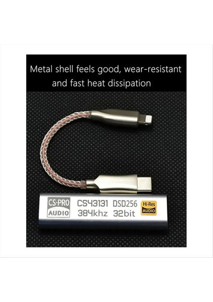 Dac CS43131 DSD256 Kulaklık Amplifikatör Ios To 3 5 mm Çıkış Aux Adaptörü Hıfı Audio Chip Amp Kod Çözücü Ios Telefon Için (Yurt Dışından) fiyatları