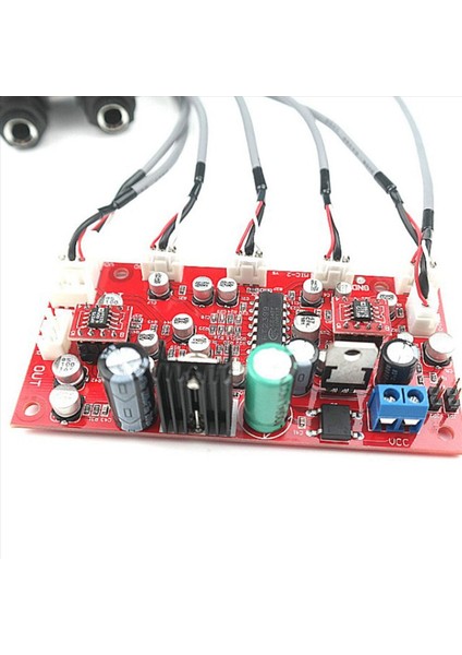 4x DC12V 24V PT2399 Dijital Mikrofon Ses Amplifikatör Kartı Karaoke Plaka Yankı Önsözü Önleyici OP275 Op Amp (Yurt Dışından) fiyatları