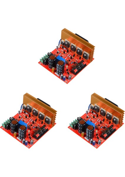 3x Güç Amplifikatörü Ses Kart 180W+180W 2 0 Kanal Fet Hoparlör Amplifikatörü Ses Ön Prupikatörü Çift AC18V-26V Fanlı (Yurt Dışından)