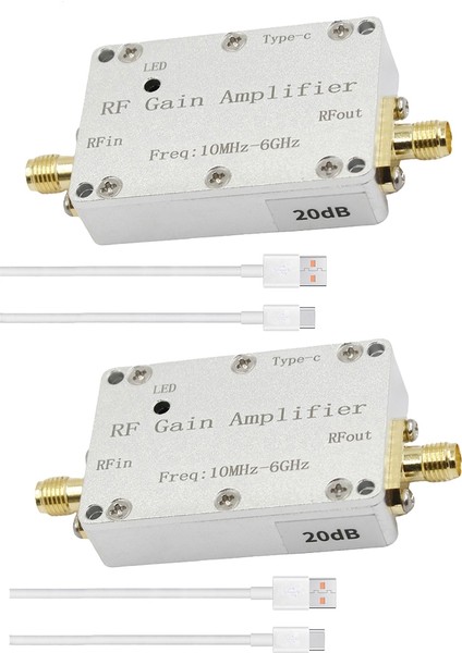 2pcs 10M-6GHZ 20DB Rf Kazanç Amplifikatörü 433M 1 2g 1 5g 2 4g 5 8g Alınması Amplıcıcıcıcıcud Modülü Rf Kazanç Amplifikatörü (Yurt Dışından)