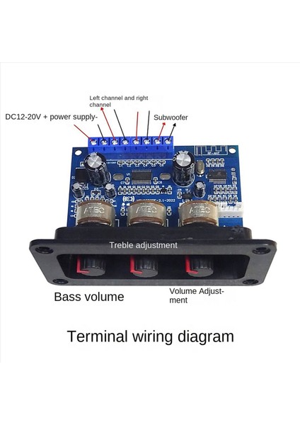 2x 2 1 Kanal Dijital Güç Amplifikatör Kartı+Aux Ses Kablosu 2X25W+50W Bt5 0 Subwoofer Sınıf D Amplifikatör Kart DC12-20V (Yurt Dışından) modelleri