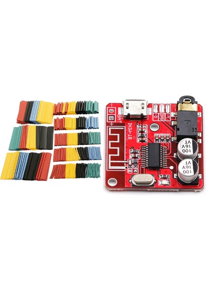 1 Set Kablo Isı Tarafından Büyük Kullanıcı Tabir Tüpü 2 1 Kıt &amp 1 Pcs Mp3 Bluetooth Kod Çözücü Amplifikatör Modifiye (Yurt Dışından)