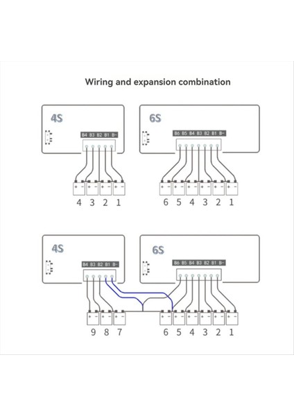Ekolayzer Kartı 6s Modülü Li-Fepo4 LI-TI2O4 Ekolayzır 6A Yüksek Akım Li-Ion Pil Aktif Modülü 6S6A (Yurt Dışından) fırsatları