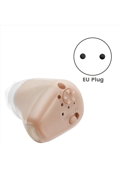 2x Şarj Edilebilir Işitme Cihazı Audiphone Sağırlık Ses Amplifikatörü Için Dijital Kulak Işitme Cihazları Ab Fişi (Yurt Dışından) modelleri