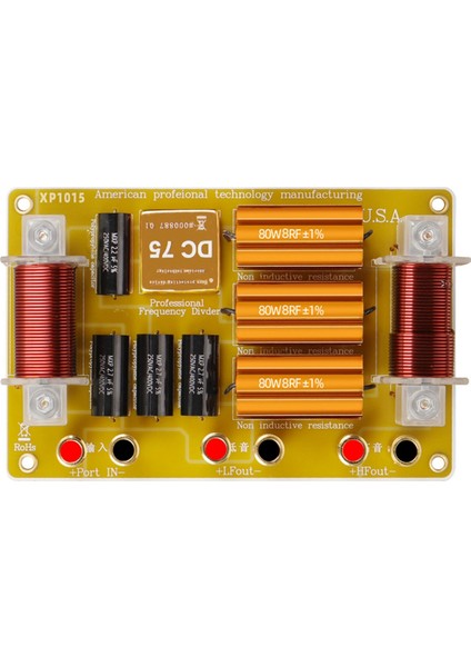 Ses Bölücü Crossover Iki Yönlü Bölücü Tek 18 Inç 15 Inç 12 Inç Performans Ses Crossover Filtre Tweeter (Yurt Dışından)