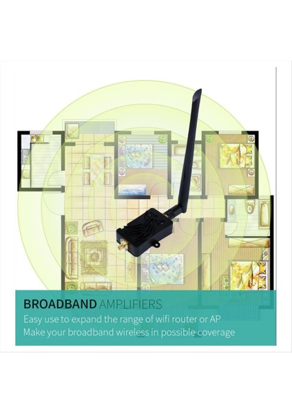 4W 4000MW 802 11B/G/N Wifi Kablosuz Amplifikatör Yönlendirici 2 4ghz Wlan Zıgbee Bt Anten Tdd (Abd Fişi) (Yurt Dışından) indirimleri