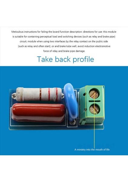 3x Rc Emilim/snubber Devre Modülü Röle Kontak Koruma Direnç Dalgalanma (Yurt Dışından) modelleri