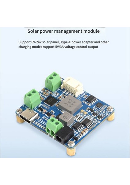 Güneş Güç Yöneticisi Modülü Mppt 6V-24V Güneş Paneli Tip-C 5V/3A Düzenlenmiş Çıkış Modülünü (Yurt Dışından) fırsatları