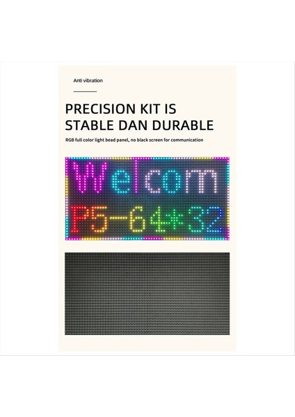 P5 Tam Renkli Yüzey Montaj Modülü Iç Mekan Ekran Konferans Odası Ekran LED Ekran Birimi 320 x 160MM (Yurt Dışından) modelleri