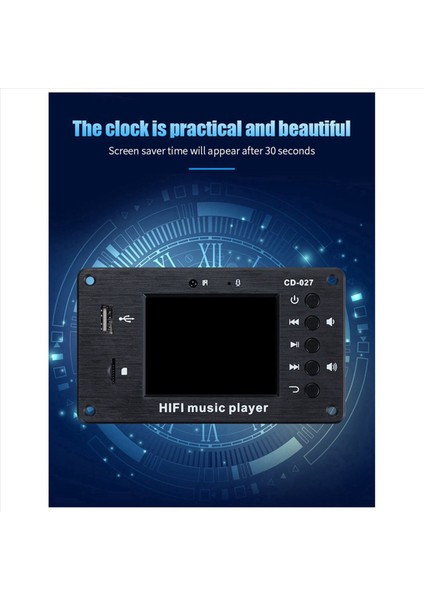 2pcs 2 8 Inç Renkli Ekran Bluetooth 5 1 Araç Senkronizasyonu Kayıpsız Kod Çözme Kurulu Zaman Çartı Saat Fm Ses Kodlayıcı (Yurt Dışından) fırsatları