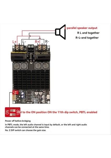 Dijital Amplifikatör Kartı Modülü 2001 Saf Arka Aşama Yüksek Güç TPA3221 Stereo 100WX2 Köprü Mono 200W Modül (Yurt Dışından) fırsatları