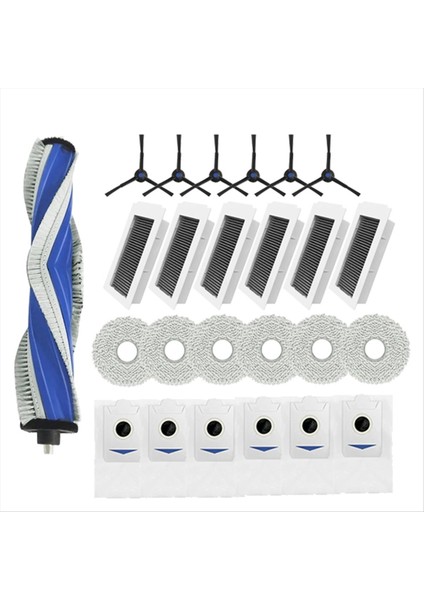 Ecovacs Için 25 Pcs X5 Pro / X5 Omni Süpürme Robot Aksesuarları Temizleyici Parçalar Değiştirme Ana Yan Fırça Mop Filtre Seti (Yurt Dışından) fırsatları