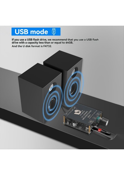Vire Bluetooth 5 3 Ses Amplifikatör Modülü 2X30W Çift Kanallı Dıy Home Ses Dijital Stereo USB Mp3 Çalar Amplifikatör (Yurt Dışından) modelleri