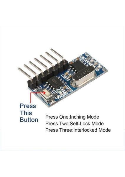 433MHZ Superheterodin Kablosuz Kod Çözme Alma Modül 433 Mhz Uzaktan Kumandası Için 4 Kanal Çıkışı Kod Çözme Alıcısı (Yurt Dışından) modelleri