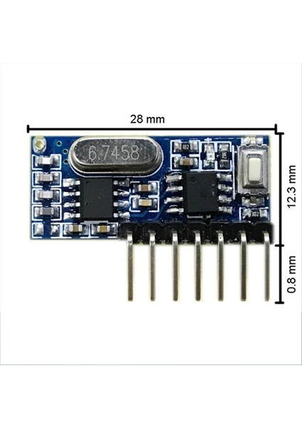 433MHZ Superheterodin Kablosuz Kod Çözme Alma Modül 433 Mhz Uzaktan Kumandası Için 4 Kanal Çıkışı Kod Çözme Alıcısı (Yurt Dışından) fırsatları